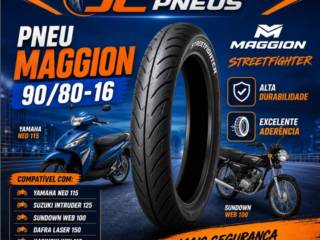  Pneu Maggion com Qualidade e Ótimo Custo-Benefício