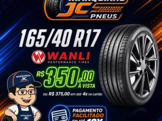 Pneu Wanli 165/40 R17 com Preço Imperdível em Mineiros