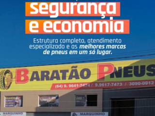 Pensou em rodar com tranquilidade e sem pesar no bolso? A Marquinho JC Pneus resolve! 