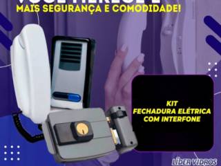 Mais Segurança e Comodidade: Adquira o Kit de Fechadura Elétrica com Interfone na Lider Vidros e Alarmes