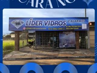 Líder Vidros e Alarmes está de cara nova em Mineiros