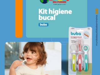 Cuide da saúde bucal do seu bebê, garanta o Kit de Higiene Bucal Buba!