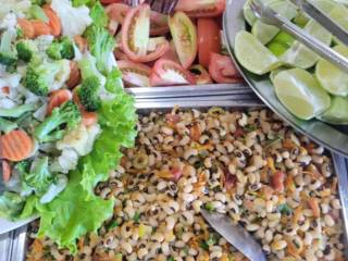 Uma grande variedade de saladas para todos os gostos