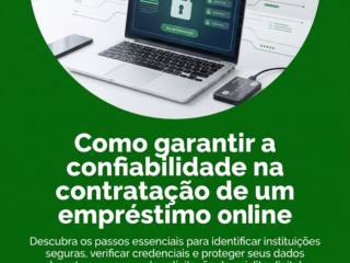 Como garantir a confiabilidade na contratação de um empréstimo online