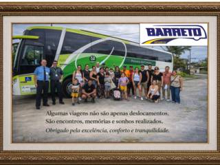 Agradecimento a Barreto Turismo - Orlando Javier Silva Rolón