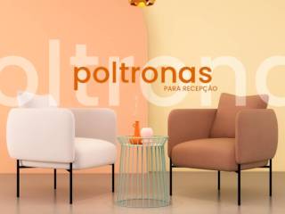 POLTRONAS PARA RECEPÇÃO