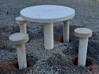 Bancos e Mesa de Concreto: Durabilidade e Sofisticação em Cada Ambiente