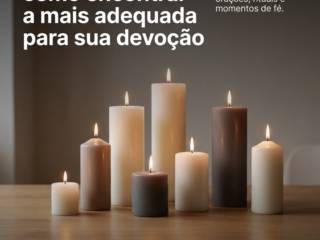 Velas religiosas: como encontrar a mais adequada para sua devoção