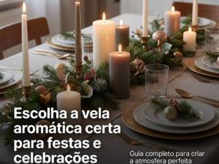 Escolha a vela aromática certa para festas e celebrações inesquecíveis