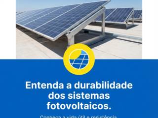Entenda a durabilidade dos sistemas fotovoltaicos.
