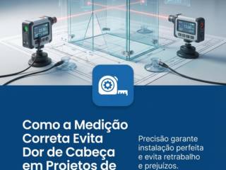 Como a Medição Correta Evita Dor de Cabeça em Projetos de Vidraçaria