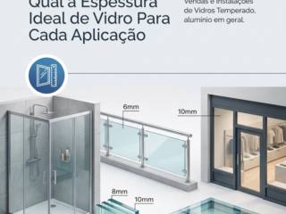 Qual a Espessura Ideal de Vidro Para Cada Aplicação