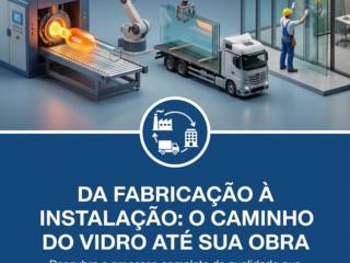 Da Fabricação à Instalação: O Caminho do Vidro Até Sua Obra