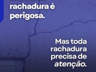 Nem toda rachadura é perigosa, mas toda rachadura exige sua atenção