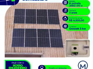 Barrinha, SP - 8 Painéis para 3,76 kWp