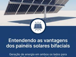 Entendendo as vantagens dos painéis solares bifaciais