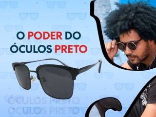 O poder do óculos preto 