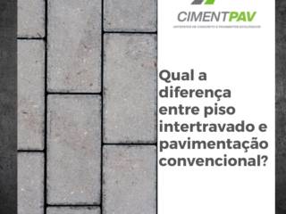 Qual a diferença entre piso intertravado e pavimentação convencional?