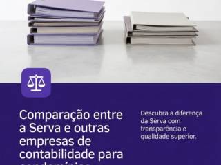 Comparação entre a Serva e outras empresas de contabilidade para condomínios