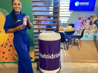 Realização de evento promocional para a Nutridrink no Stand da Danone!