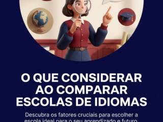 O que considerar ao comparar escolas de idiomas