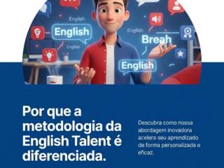 Por que a metodologia da English Talent é diferenciada