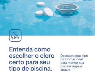 Entenda como escolher o cloro certo para seu tipo de piscina