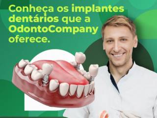 Conheça os implantes dentários que a Odonto Company oferece.