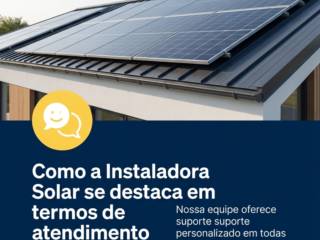 Como a Instaladora Solar se destaca em termos de atendimento ao cliente?