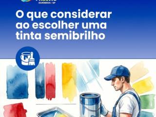 O que considerar ao escolher uma tinta semibrilho