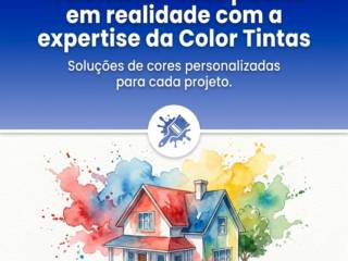 Transforme seus planos em realidade com a expertise da Color Tintas