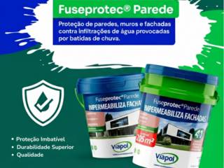Proteção garantida para suas paredes, muros e fachadas!