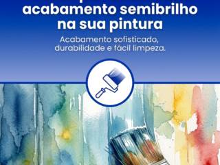 Destaque-se com um acabamento semibrilho na sua pintura