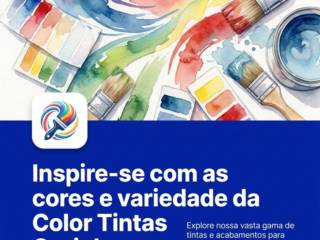 Inspire-se com as cores e variedade da Color Tintas Ourinhos