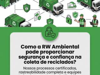 Como a RW Ambiental pode proporcionar segurança e confiança na coleta de reciclados?