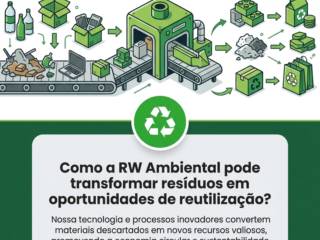 Como a RW Ambiental pode transformar resíduos em oportunidades de reutilização?