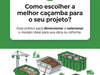 Como escolher a melhor caçamba para o seu projeto?