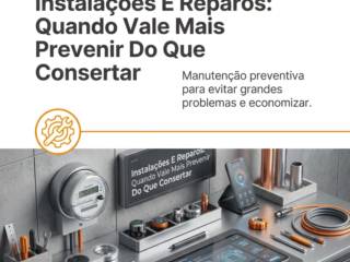 Instalações E Reparos: Quando Vale Mais Prevenir Do Que Consertar