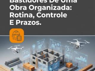 Bastidores De Uma Obra Organizada: Rotina, Controle E Prazos