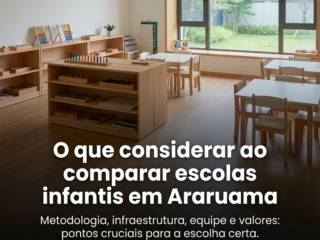 O que considerar ao comparar escolas infantis em Araruama