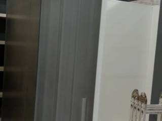 Instalação de divisória de Eucatex concluída pela Decorsul na Vila Portes