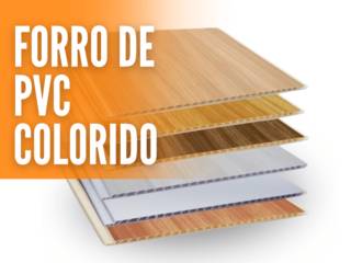 Instalação de forro de PVC Branco e Colorido