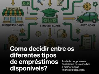 Como decidir entre os diferentes tipos de empréstimos disponíveis?
