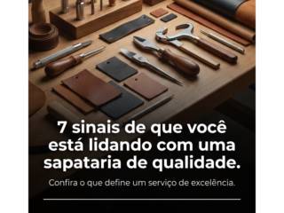 7 sinais de que você está lidando com uma sapataria de qualidade