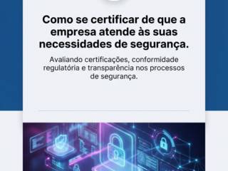 Como se certificar de que a empresa atende às suas necessidades de segurança