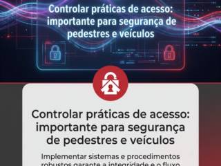 Controlar práticas de acesso: importante para segurança de pedestres e veículos