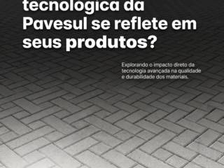 Como a inovação tecnológica da Pavesul se reflete em seus produtos?