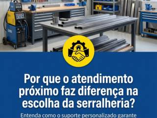 Por que o atendimento próximo faz diferença na escolha da serralheria?