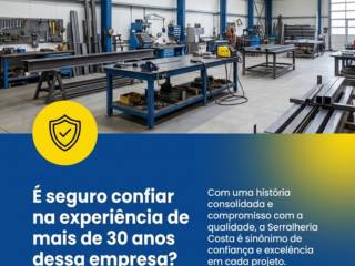 É seguro confiar na experiência de mais de 30 anos dessa empresa?