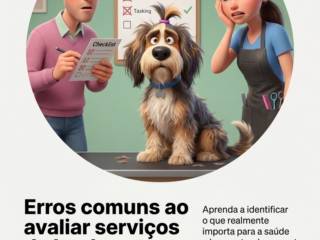 Erros comuns ao avaliar serviços de banho e tosa
